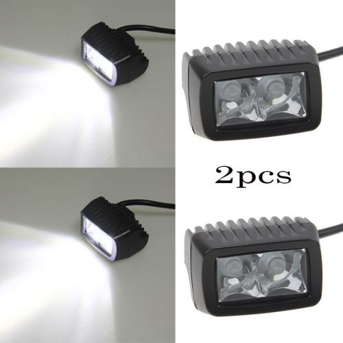 2x 8w whiteled spot work light offroad motorcycle atv car fog lamp 12v