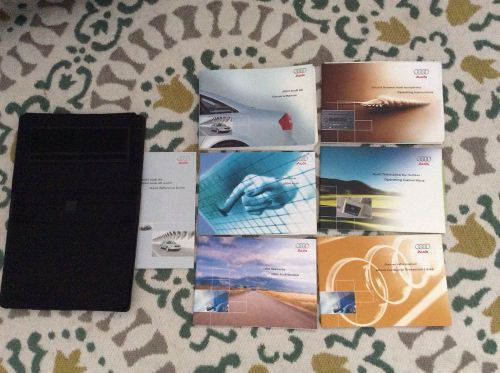 2004 audi a6 c6 and avant owners manual with case