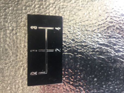 1970 1972 chevelle nos 4 speed console plate h pattern