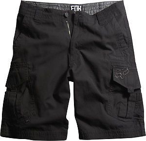 Fox racing slambozo solid mens walking shorts black