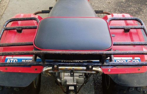 16&#034; x 12&#034; red rear rack seat pad honda polaris kawasaki suzuki arctic cat atv