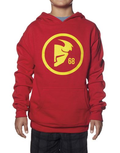 Thor gasket youth pullover hoodie red/yellow