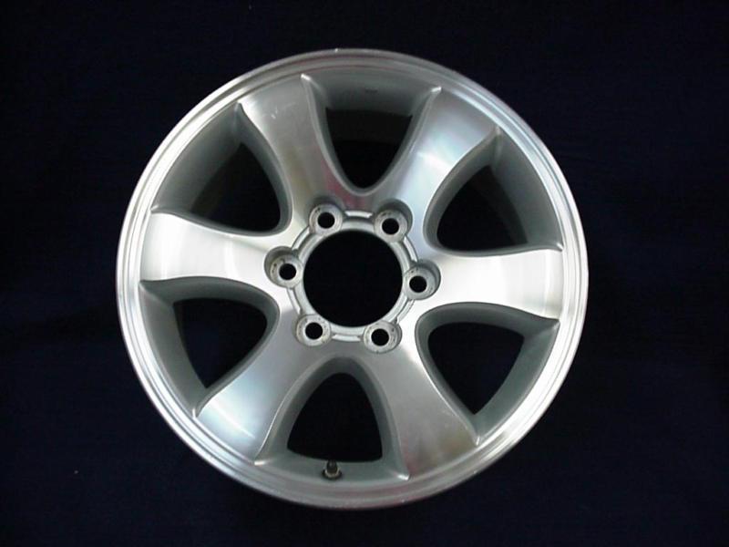 Toyota 4 runner 03-09 17" 6 spoke machined alloy / aluminum wheel - 1