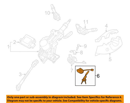 Kia oem 2013 sportage steering column-ignition cylinder 819003we00