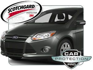 2012-2016 ford focus 3m scotchgard paint protection film clear bra standard kit