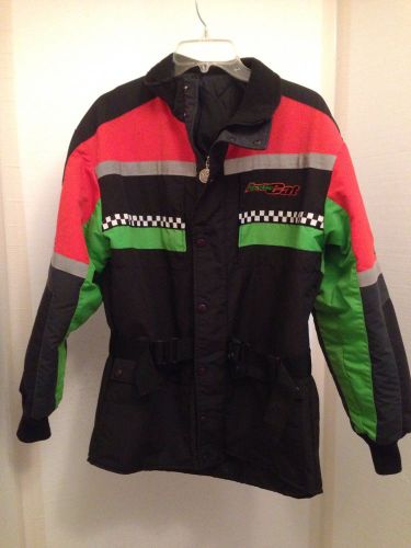 Vintage ladies womens arctic cat snowmobile jacket w/ liner large long warm nice