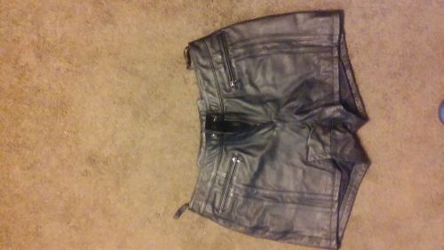 Harley davidson womans leather shorts