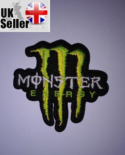 Monster iron-on/sew-on embroidered patch motorcycle biker
