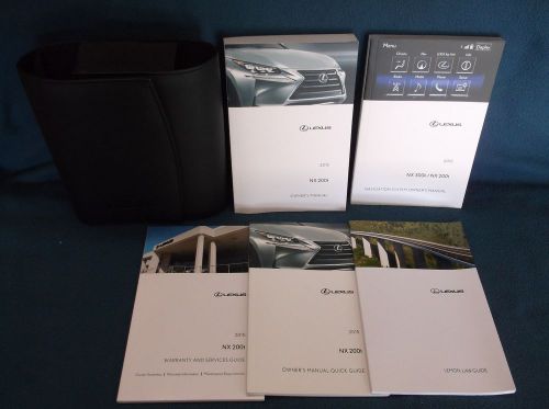 Lexus 2015 nx200t / 300h owner&#039;s manual new oem