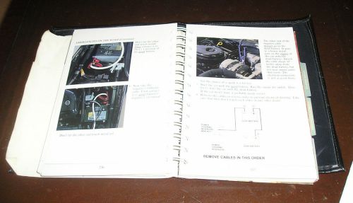 1990 cadillac de ville owner&#039;s manual - leather bound