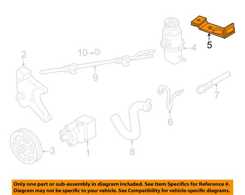 Chrysler oem pump hoses-steering-reservoir bracket 4782219ab