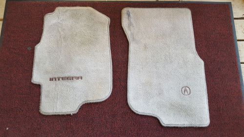 Acura integra 94-01 floor mats color tan. from japan..