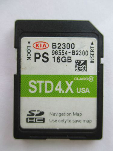 2014 2015 kia soul ps sd navigation card 96554-b2300 ps 16gb std 4x usa gps chip