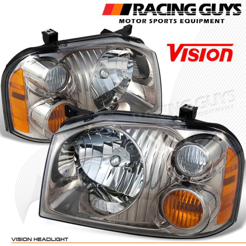 Vision pickup truck head lights lamp driver+passenger side euro clear lh+rh pair