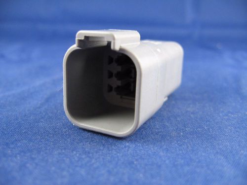 Deutsch connector, dt04-6p, 6-way, male, gray