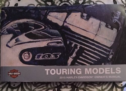 Owners manual 2015 touring models