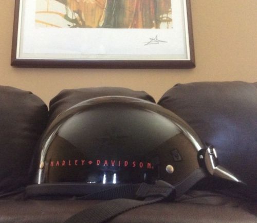 Harley davidson helmet dot w-3 1998 shoei black large 7.5 red signature harley