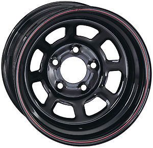 New lw 15x8 allied racing wheel,black,5 x 4 3/4&#034;,4&#034;