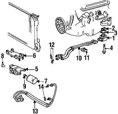 Gmc\chevrolet\oldsmobile 15759293 genuine oem pipe seal