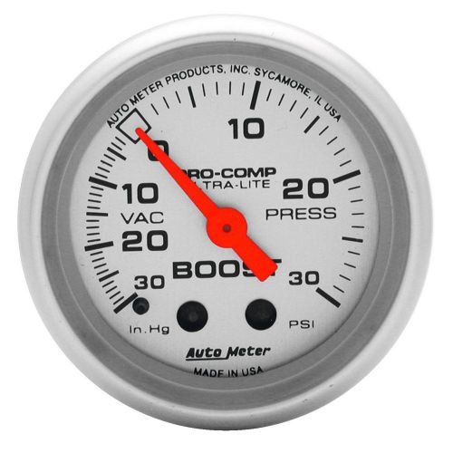 Autometer 4303 ultra-lite mechanical boost/vacuum gauge