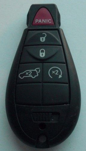 Oem dodge fobik / 5 button keyless entry remote / fcc id: iyz-c01c