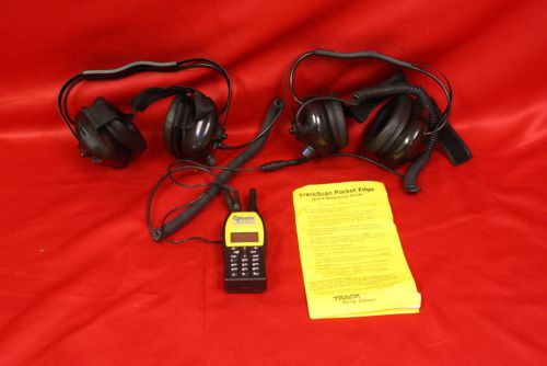 Nascar track scanner 440 ii w/ 2 headphones &amp; instructions