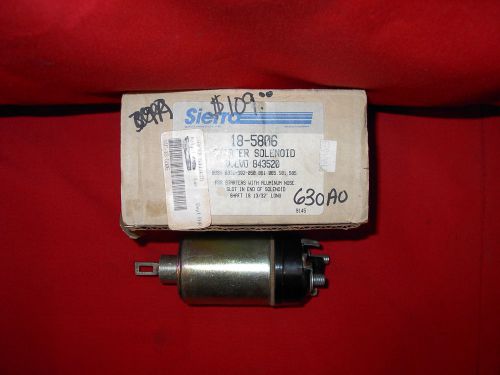 Volvo starter solenoid, sierra #18-5806, volvo #843520-9