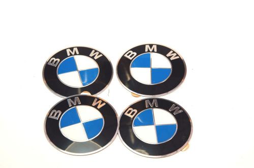 New oem bmw 5 6 7 8 series wheel center hub emblem sign logo stickers x4 set