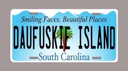 South carolina &#034;daufuskie island&#034; custom novelty license plate-6&#034;x12&#034; a