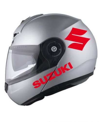 4x suzuki stickers for helmet decals stickers