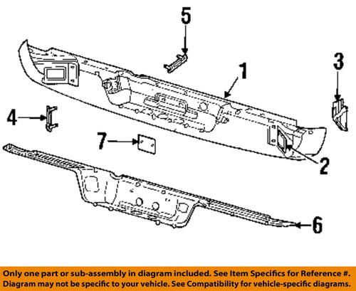 Dodge oem 55077361ad rear bumper-plug