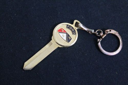 Ford key blank key chain accessory ford emblem fairlane crown vic galaxie falcon