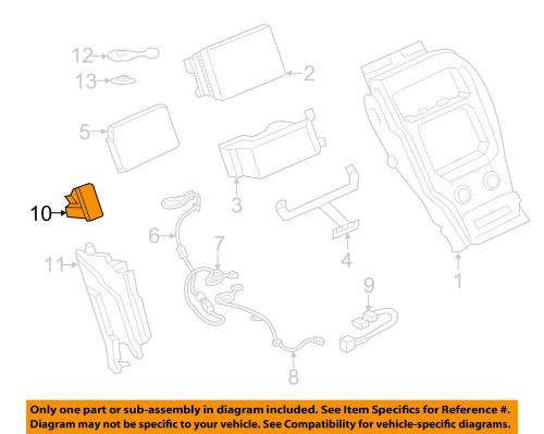 Lincoln ford oem 2016 mkx sound system-control module ga1z19a387b