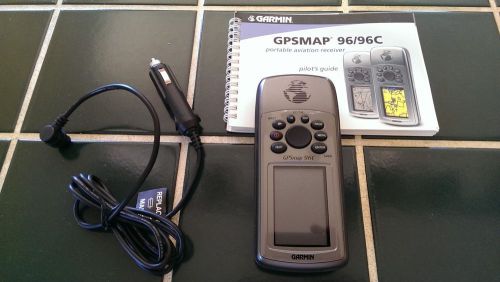 Garmin gpsmap 96c - color aviation handheld gps in excellent condition