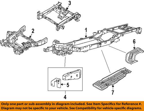 Ford oem 9l3z5d059aa frame-mount bracket