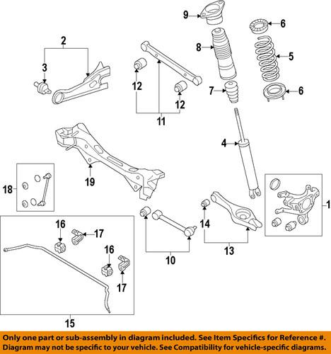 Hyundai oem 55330-2h000 shock mount/strut cushion/mount