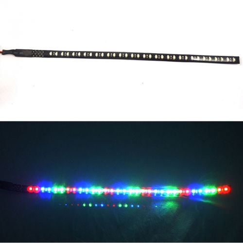 30cm 32-led car knight rider flash strobe strip light scanner colorful fast ship