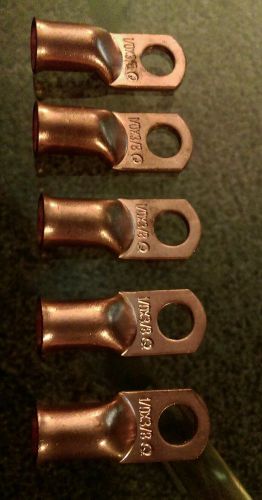 1/0 awg 100% pure copper battery cable wire terminal lugs