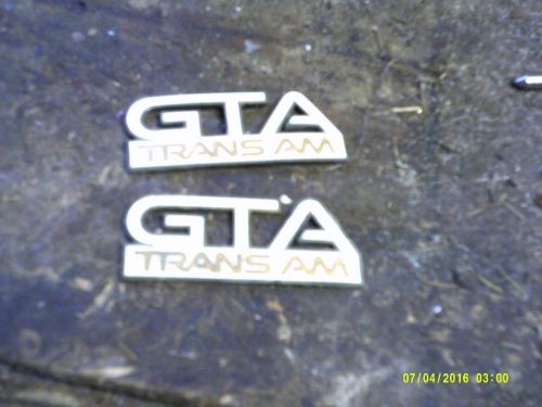 85-92 transam gta   fender emblems