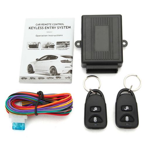 Car alarm keyless entry system central control