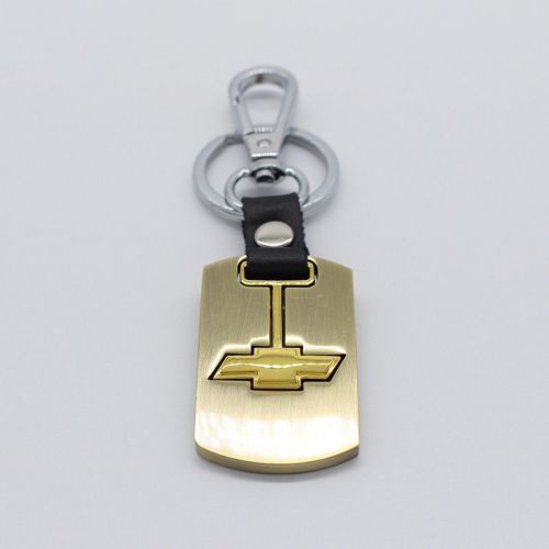Car logos titanium keychain key ring keyfob metal keyring pendant for chevrolet
