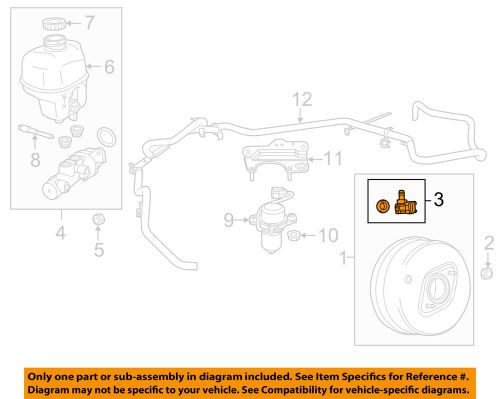 Chrysler oem-power brake booster grommet 68053596aa