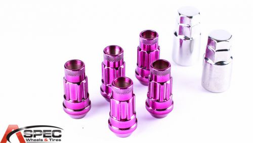 New varrstoen vt48 12x1.5 purple lug locks (5 pc/2keys)