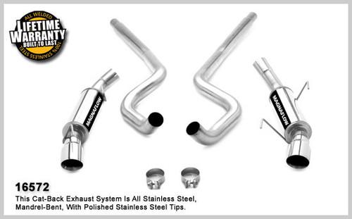 Magnaflow 16572 ford mustang stainless cat-back system performance exhaust