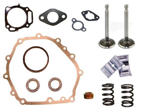 Pistons rings headgasket rod bearings springs engine rebuild kit for 460cc 440cc