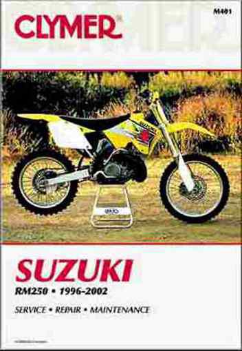 Suzuki rm250 repair shop & service  manual 1996 1997 1998 1999 2000 2001 2002