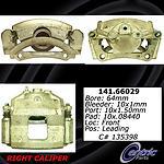 Centric parts 142.66029 front right rebuilt caliper with pad