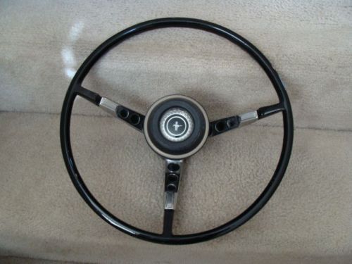 1967 ford mustang original steering wheel black vintage used