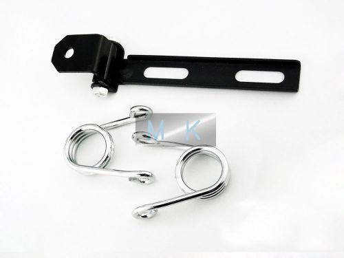 Solo spprings seat raising brckets mounting hardware for harley chopper bobber