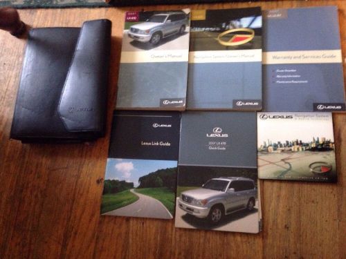 1997 lexus lx470 owner&#039;s manual w/case